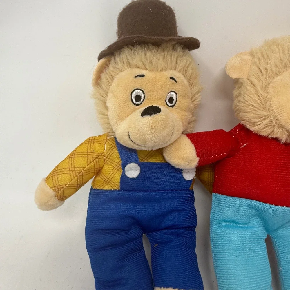 Berenstain Bears Plush Toy Set Papa Brother Sister Bear Greenbrier 2023 9 Inch